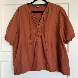 Old Navy Rust Blouse